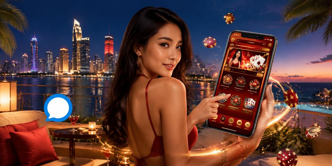 Người dùng trải nghiệm casino mobile tại bãi biển Thành phố Hồ Chí Minh